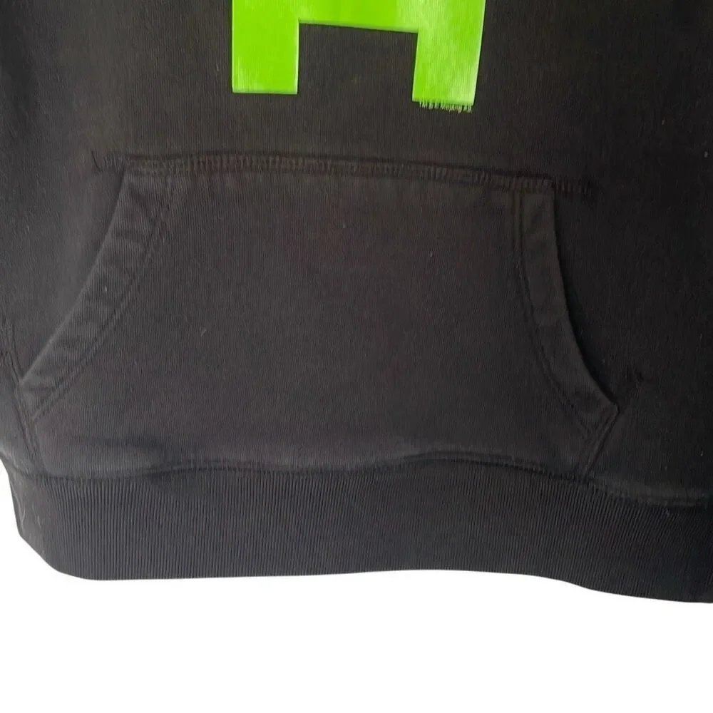 Gap Kids Minecraft Creeper Hooded Sweatshirt Size Small/6-7